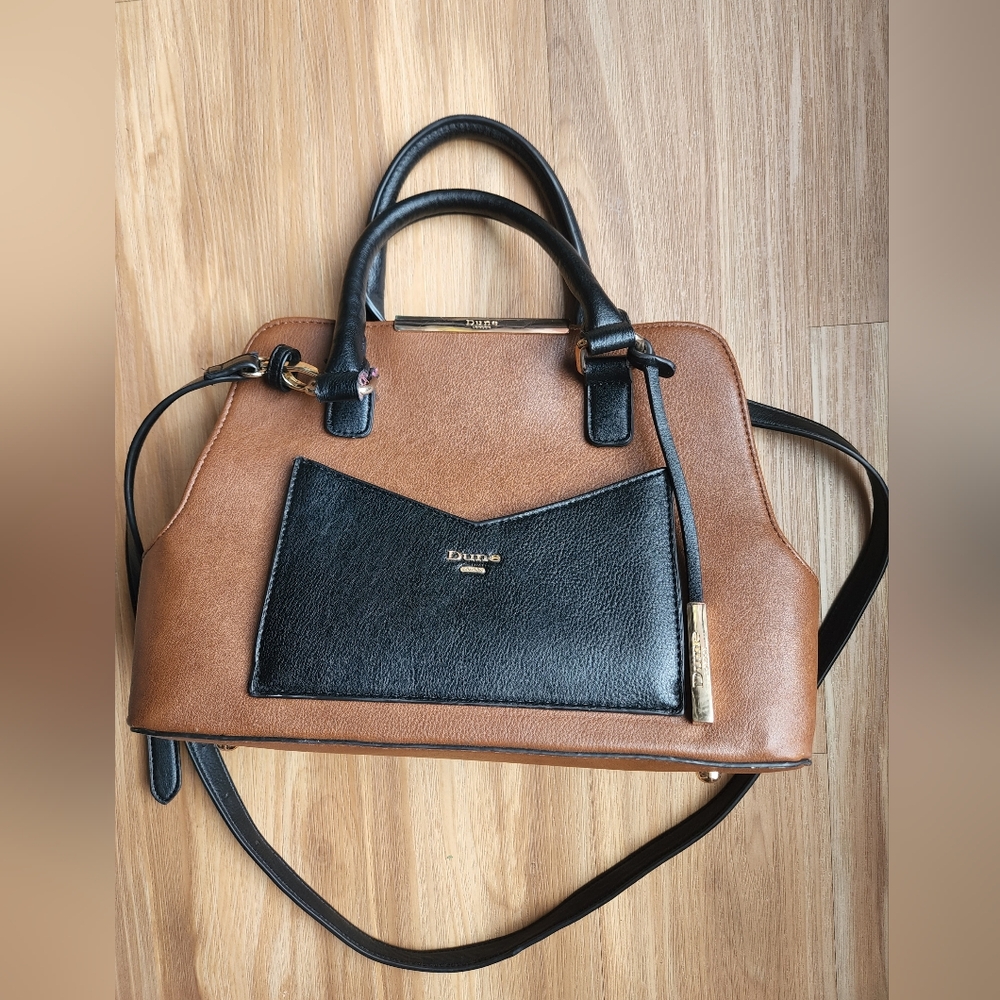 Brown leather purse Dune london bag